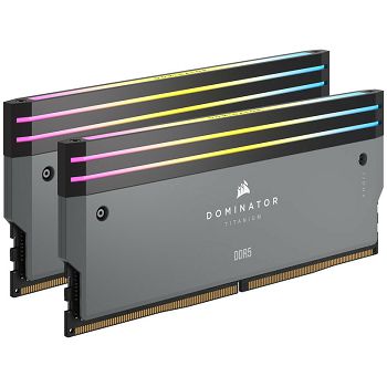 Corsair Dominator Titanium DDR5-6000, CL30, AMD EXPO - 32 GB Dual-Kit, grey CMP32GX5M2B6000Z30