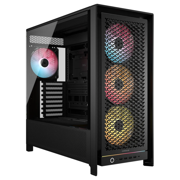 Corsair Frame 5000D RS ARGB PC-Gehäuse, Midi-Tower, E-ATX, RGB, Tempered Glass - schwarz-CC-9011309-WW