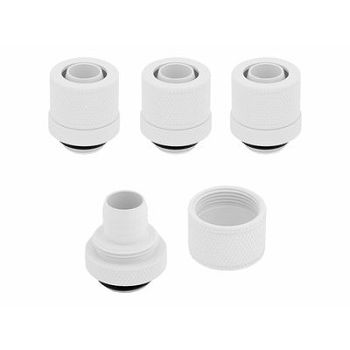 Corsair Hydro X Series XF Compression G1/4 13/10 Fittings Four Pack - white