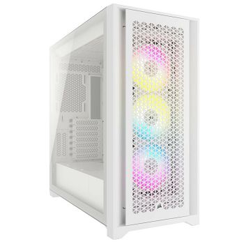 Corsair iCUE 5000D RGB Airflow Midi-Tower kučište, Tempered Glass - bijelo CC-9011243-WW