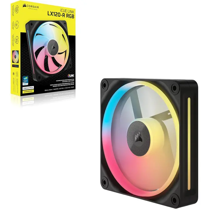 Corsair iCUE Link LX120-R RGB, PWM Lüfter - 120mm, schwarz-CO-9051049-WW