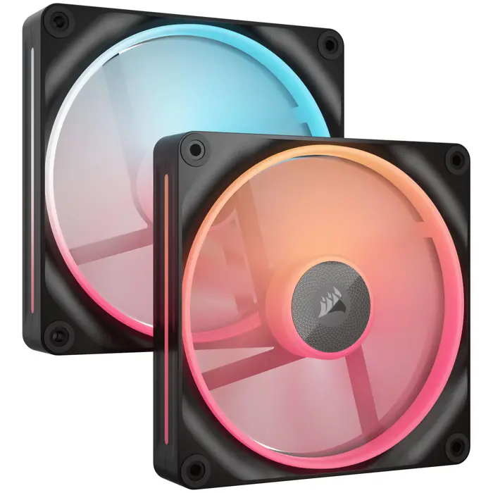 Corsair iCUE Link LX140-R RGB Lüfter, PWM - 2er-Pack, 140mm, schwarz-CO-9051052-WW
