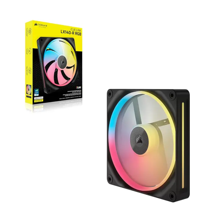 Corsair iCUE Link LX140-R RGB, PWM Lüfter - 140mm, schwarz-CO-9051051-WW