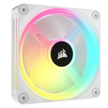 Corsair iCUE LINK QX120 RGB Series, PWM fan - 120mm, white CO-9051005-WW