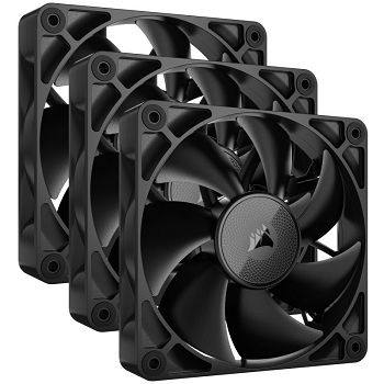 Corsair iCUE LINK RX120 Series, PWM fan pack of 3 - 120 mm, black-CO-9051010-WW