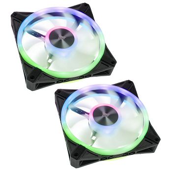 Corsair iCUE QL140 RGB PWM ventilator 2 komada, uklj. RGB kontroler - 140 mm, crni CO-9050100-WW