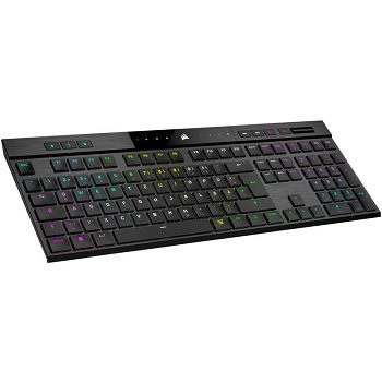 Corsair K100 RGB AIR Wireless Ultra-Thin Mechanical Gaming Keyboard, Cherry ULP Tactile - schwarz, D CH-913A01U-DE