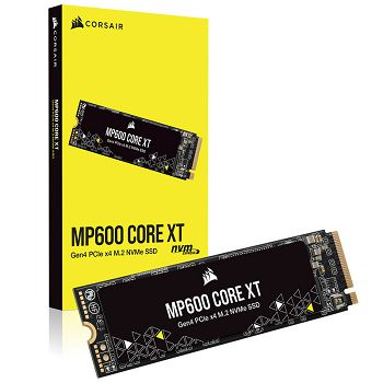 Corsair MP600 Core XT NVMe SSD, PCIe 4.0 M.2 Typ 2280 - 1 TB CSSD-F1000GBMP600CXT