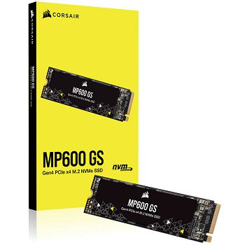 Corsair MP600 GS NVMe SSD, PCIe 4.0 M.2 Typ 2280 - 1 TB CSSD-F1000GBMP600GS