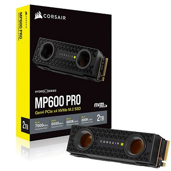 Corsair MP600 Pro Hydro X Edition NVMe SSD, PCIe 4.0, M.2 2280 - 2 TB CSSD-F2000GBMP600HXE