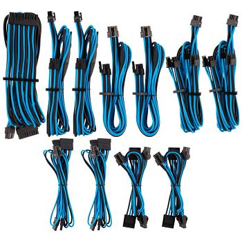 Corsair Premium Pro Sleeved Cable Set (Gen 4) - Blue/Black CP-8920228