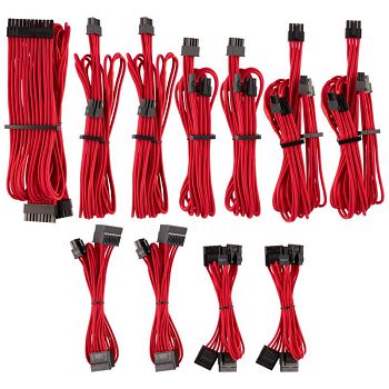 Corsair Premium Pro Sleeved Cable Set (Gen 4) - Red CP-8920223