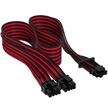 Corsair Premium Sleeved 12+4 Pin PCIe Gen5 12VHPWR 600W - black/red CP-8920334
