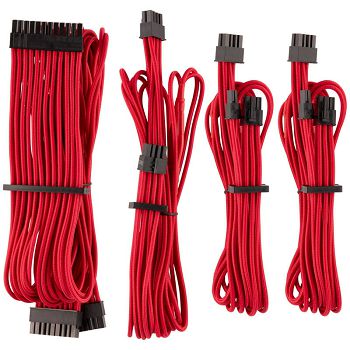 Corsair Premium Sleeved Cable Set (Gen 4) - Red CP-8920216