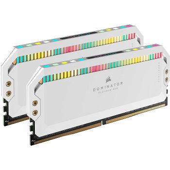 CORSAIR RAM Dominator Platinum RGB - 32 GB (2 x 16 GB Kit) - DDR5 5600 DIMM CL36
 - CMT32GX5M2B5600C36W