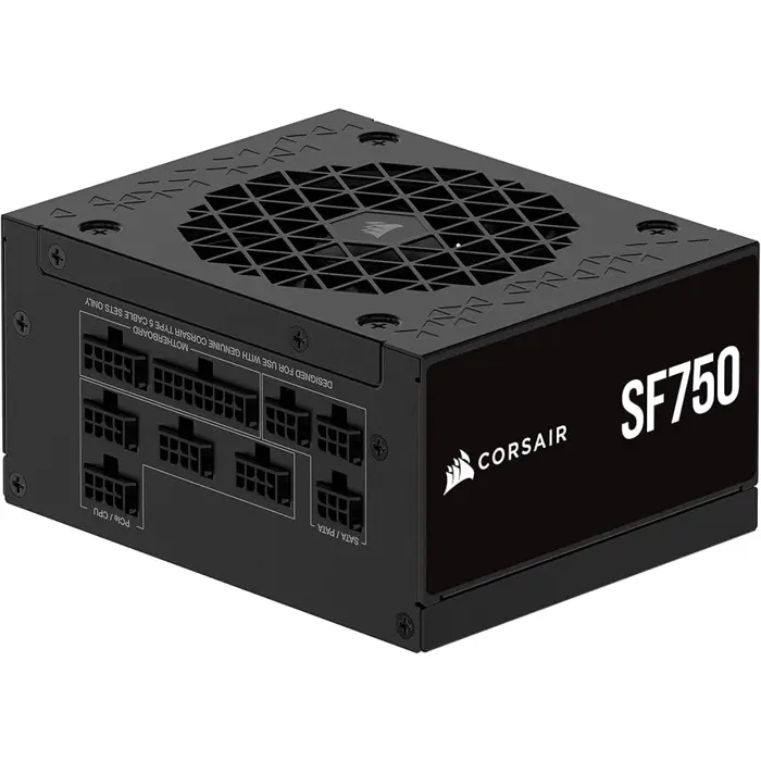 Corsair SF Series SF750 SFX Netzteil, 80 PLUS Platinum, ATX 3.1 / PCIe 5.1 - 750 Watt, schwarz-CP-9020284-EU