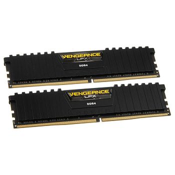 Corsair Vengeance LPX black, DDR4-3000, CL16 - 16 GB Dual-Kit CMK16GX4M2D3000C16