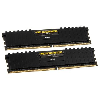 Corsair Vengeance LPX black, DDR4-3200, CL16 - 16 GB Dual-Kit CMK16GX4M2E3200C16