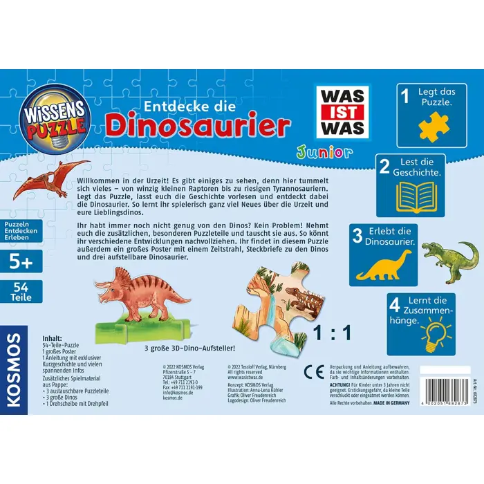 cosmos-was-ist-was-junior-discover-the-dinosaurs-puzzle-25-682873-w.webp