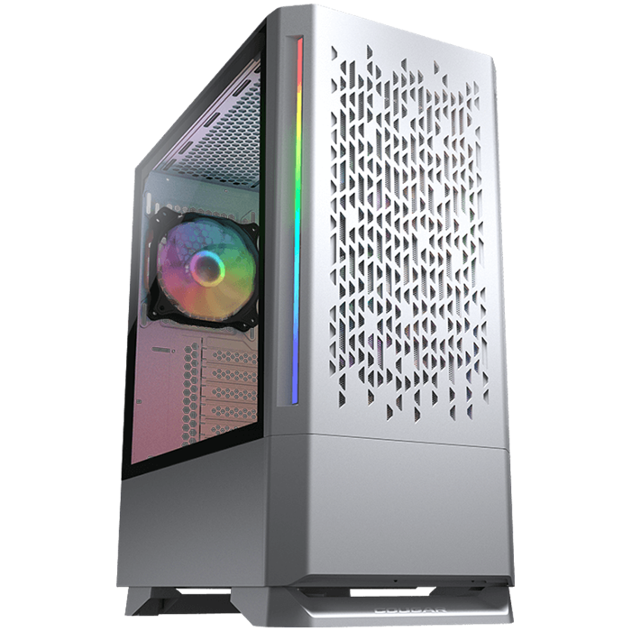 COUGAR MX430 Air RGB PC Case, Mid Tower, White