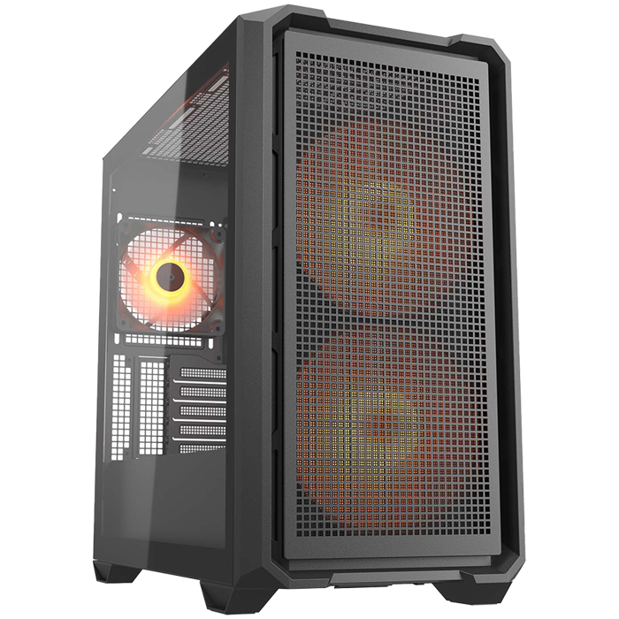 COUGAR MX600 Mini RGB PC Case, Mini Tower, Black