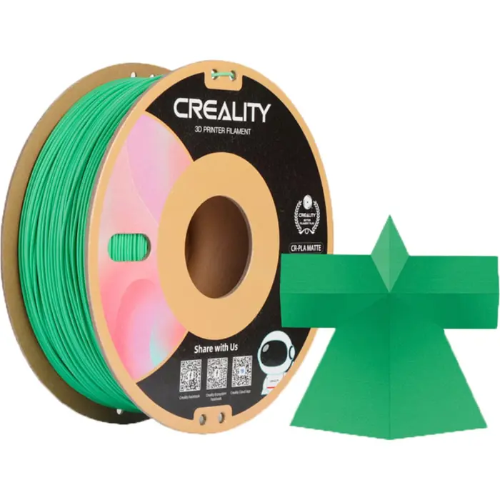 Creality CR-PLA Matte Avocado Green, 3D filament (light green, 1 kg, 1.75 mm, on roll)