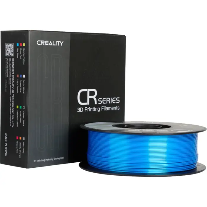 Creality CR-Silk PLA Filament Blue, 3D Filament (1 kg, 1.75 mm, on roll)
