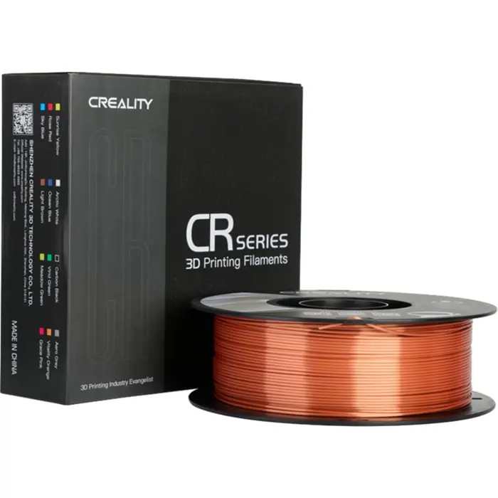 Creality CR-Silk PLA filament copper red, 3D filament (1 kg, 1.75 mm, on roll)