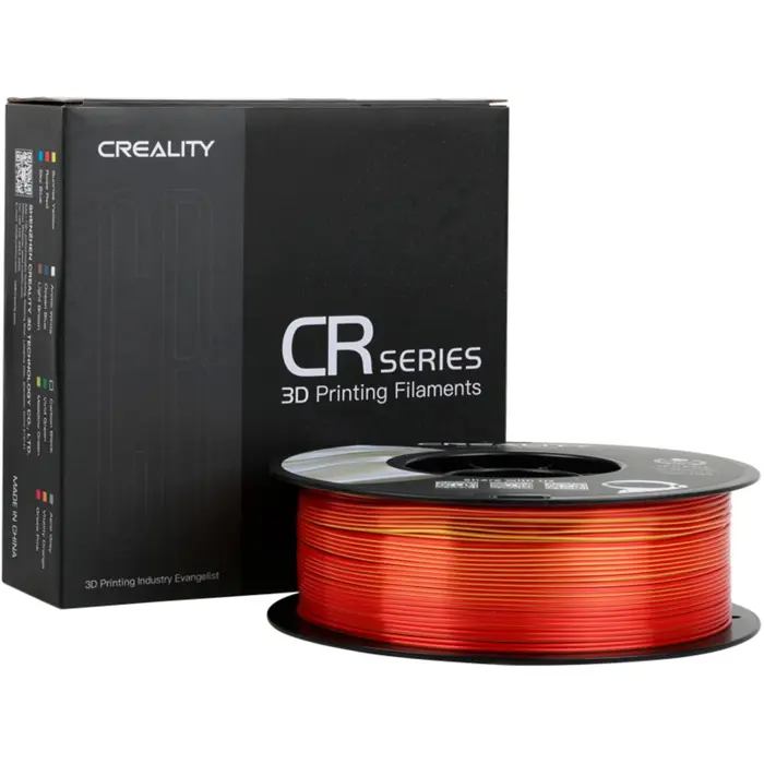 Creality CR-Silk PLA Filament Gold/Red, 3D Filament (1 kg, 1.75 mm, on a roll)