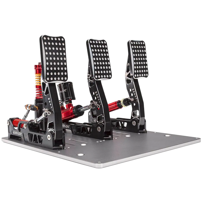 Crimson Edition | Hydraulic Tri-pedal Set | 200kg Loadcell | Standard Throttle Plate
