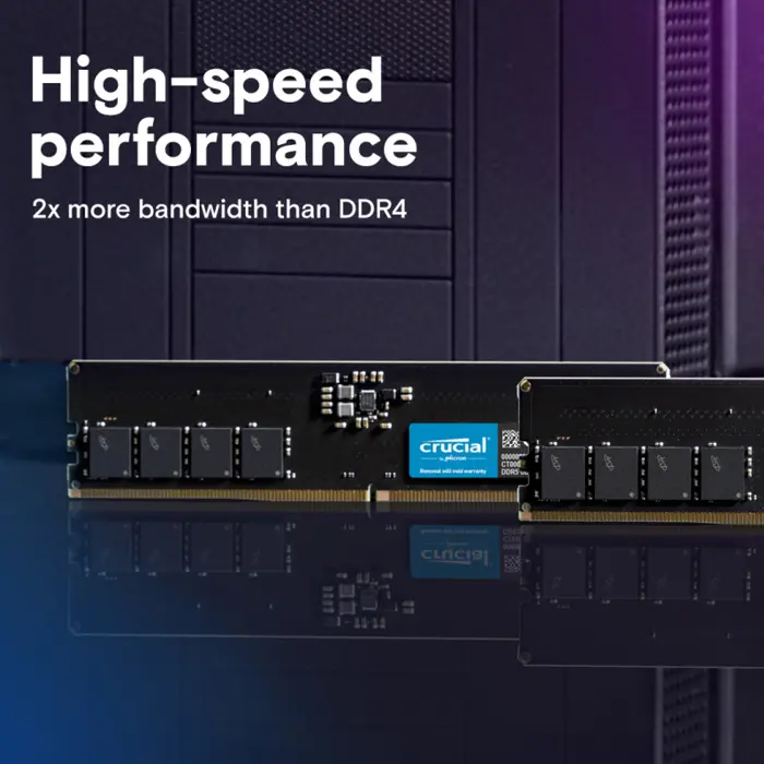 Crucial 16GB DDR5-5600 UDIMM CL46
