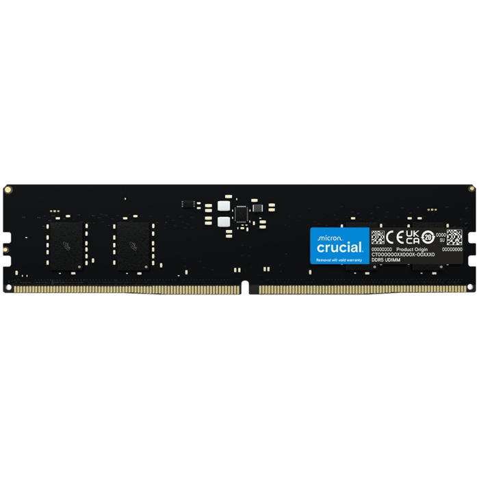 Crucial 32GB DDR5-5600 UDIMM CL46 (16Gbit) Tray, EAN: 649528929853