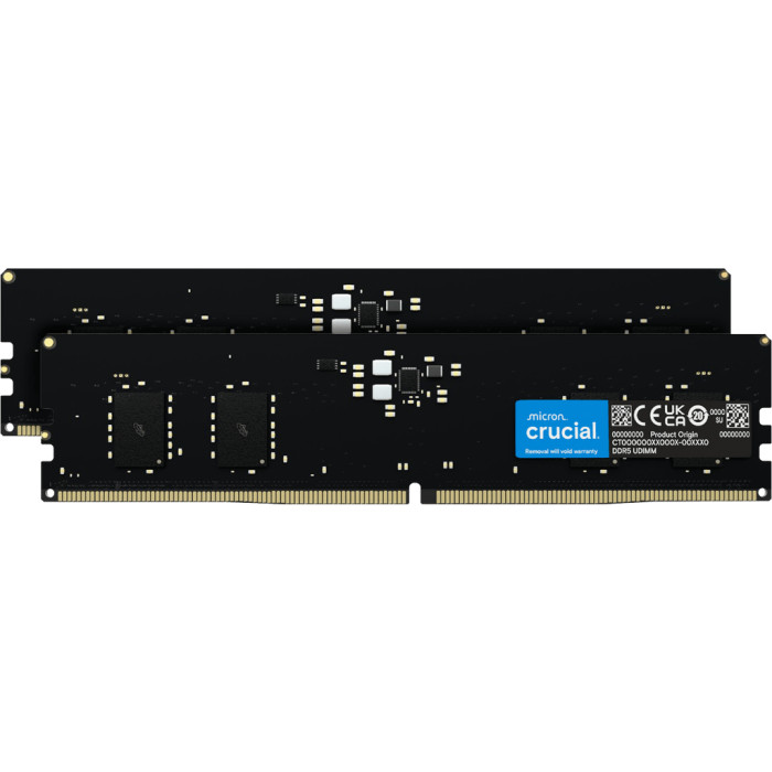 Crucial 32GB Kit (2x16GB) DDR5-5600 UDIMM CL46, 1.1V