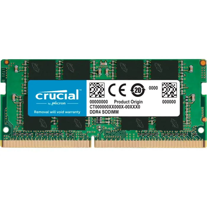 Crucial DDR4 - 8 GB -3200 - CL - 22 - Single, RAM (CT8G4SFRA32A)