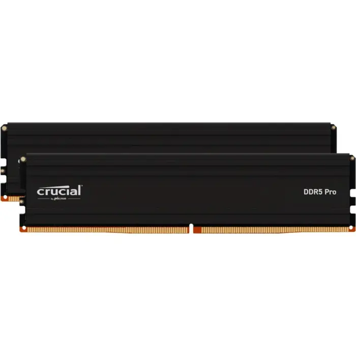 Crucial DDR5 - 96GB - 5600 - CL - 46 (2x 48 GB) dual kit, RAM (black, CP2K48G56C46U5, Pro, INTEL XMP, AMD EXPO)