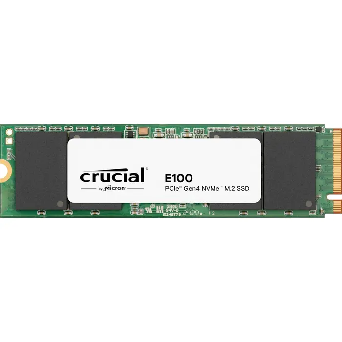 Crucial E100 480GB, SSD (PCIe 4.0 x4, NVMe, M.2 2280)