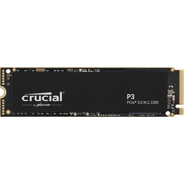 Crucial P3 4TB, SSD - M.2 - PCIe 3.0 x4