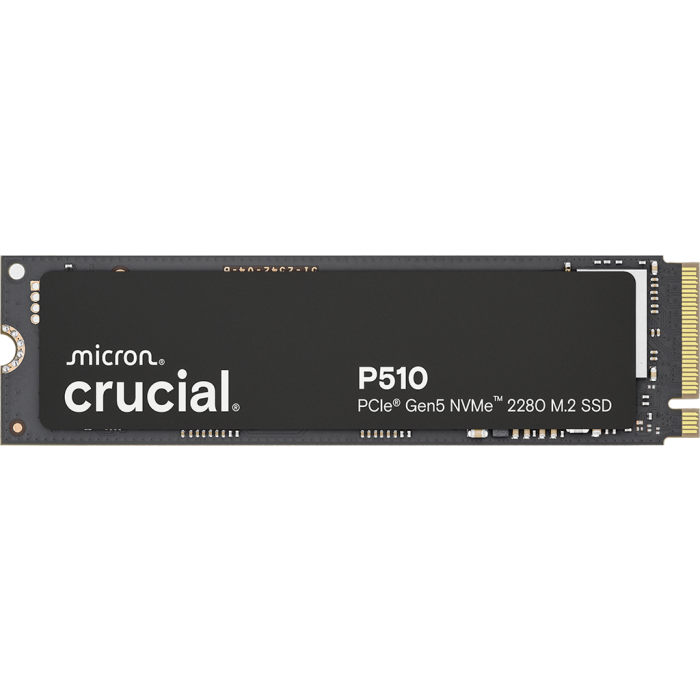 Crucial P510 1TB PCIe Gen5 NVMe 2280 M.2 SSD