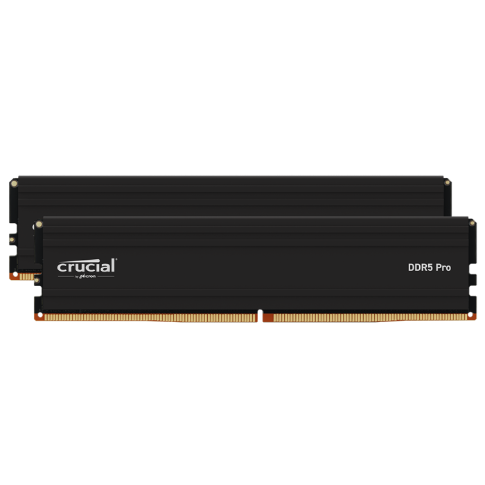 Crucial Pro 128GB Kit (2x64GB) DDR5-6000 UDIMM CL46, 1.1V