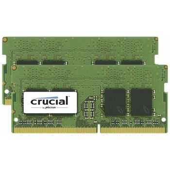 Crucial RAM - 16 GB (2 x 8 GB Kit) - DDR4 2400 UDIMM CL17
 - CT2K8G4S24AM