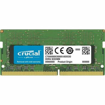 Crucial - DDR4 - 16 GB - SO-DIMM 260-pin - unbuffered
 - CT16G4SFRA32A