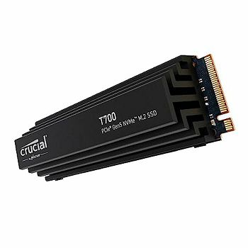 Crucial T700 2TB PCIe Gen5 NVMe M.2 SSD with heatsink, EAN: 649528936721