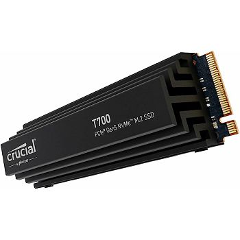 Crucial T700 4TB PCIe Gen5 NVMe M.2 SSD with heatsink, EAN: 649528936738