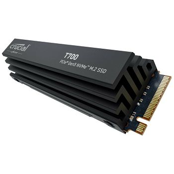 Crucial T700 NVMe SSD, PCIe 5.0 M.2 Type 2280 - 1TB with heatsink CT1000T700SSD5