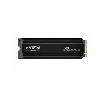 Crucial T705 2TB PCIe Gen5 NVMe M.2 SSD with heatsink, EAN: 649528940339
