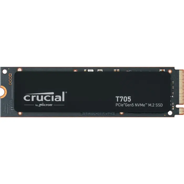 Crucial T705 2TB, SSD (black, PCIe 5.0 x4, NVMe 2.0, M.2 2280)