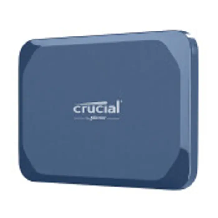 Crucial X10 Portable SSD 2 TB, External SSD blue, USB-C 3.2