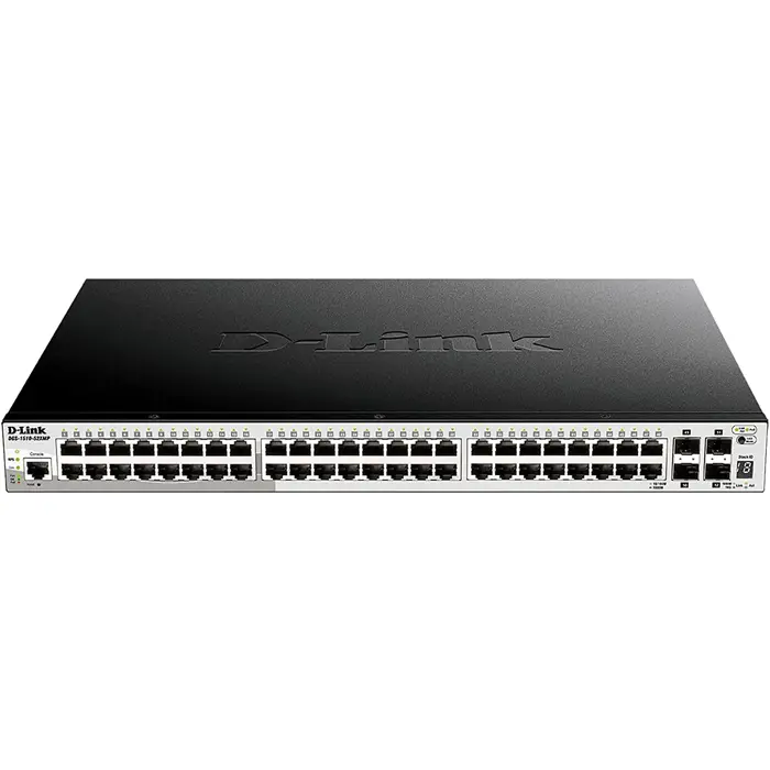 D-Link DGS-1510-52XMP/E, Switch (48 x RJ-45 Gbit/s, 4 x SFP+)