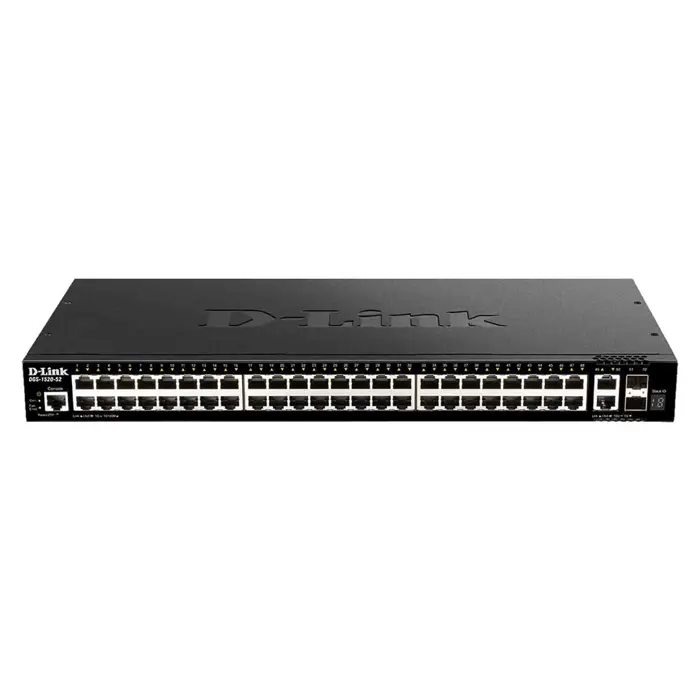 D-Link DGS-1520-52/E network switch Managed L3 10G Ethernet (100/1000/10000) 1U Black