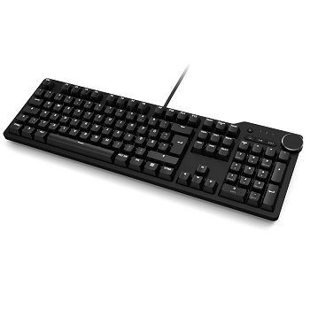 The Keyboard 6 Professional, DE-Layout, MX-Blue - black DK6ABSLEDMXCLIDEX